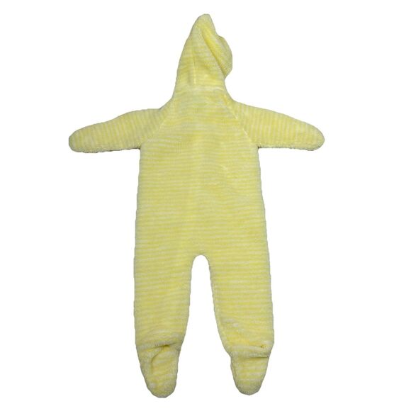 Vintage 80s Cuddle Time USA Made Fleece Zip Up Warm Bodysuit 3-12M Acrylic Blend - Picture 6 of 9